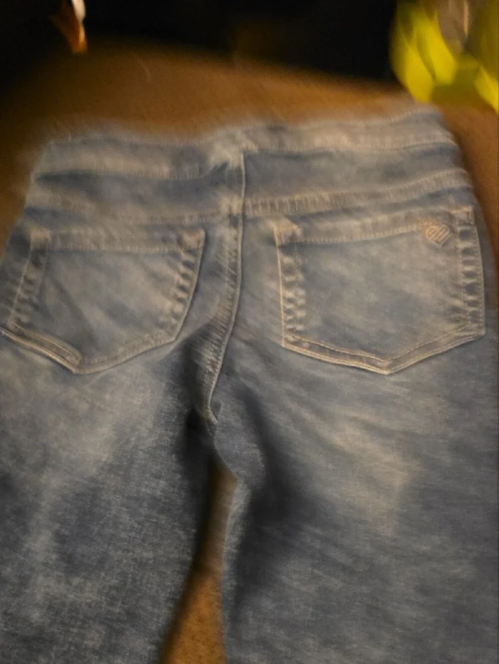 JUSTICE: Girls Blue Washed Skinny Jeans